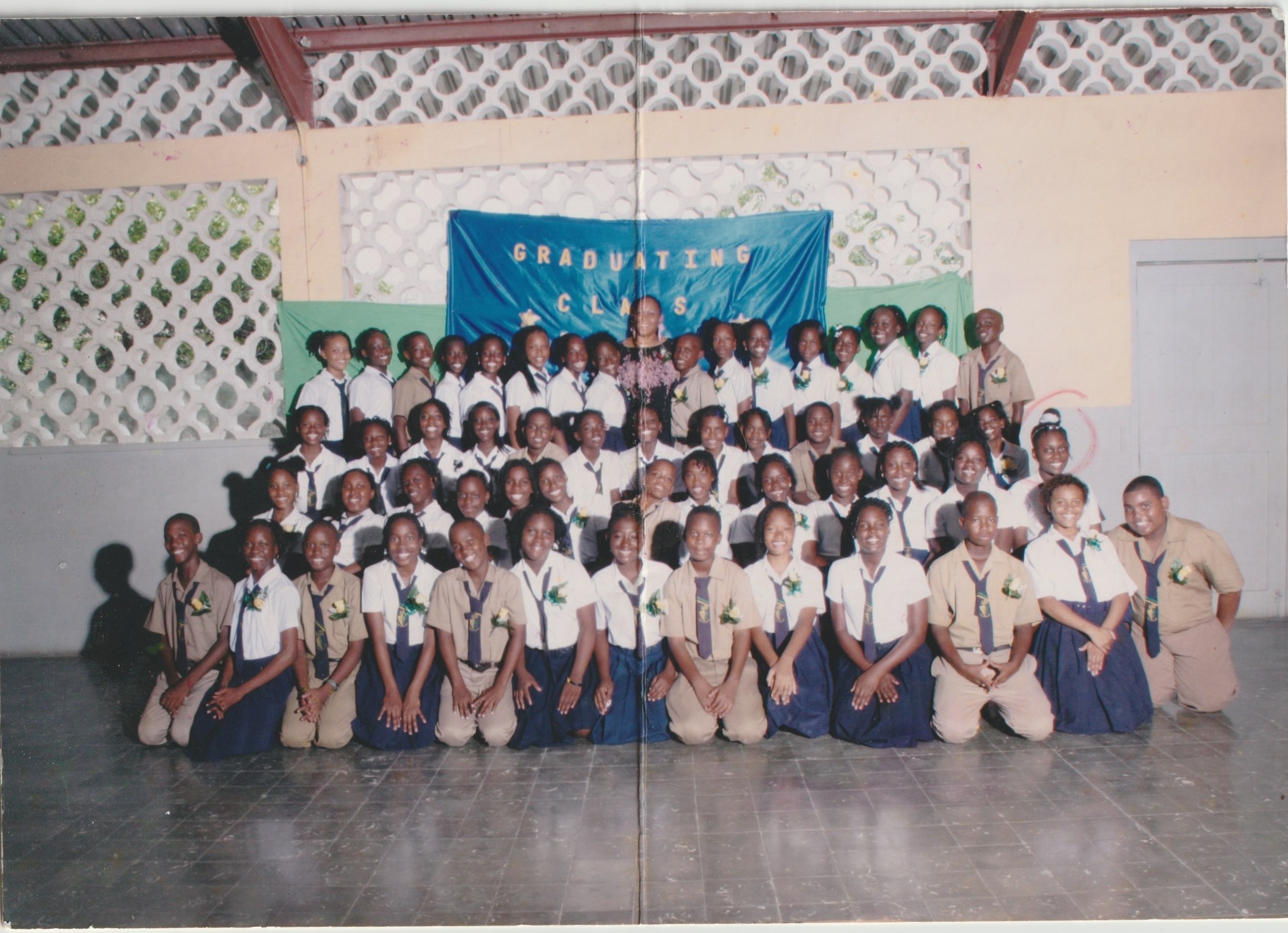 Tina during her school years